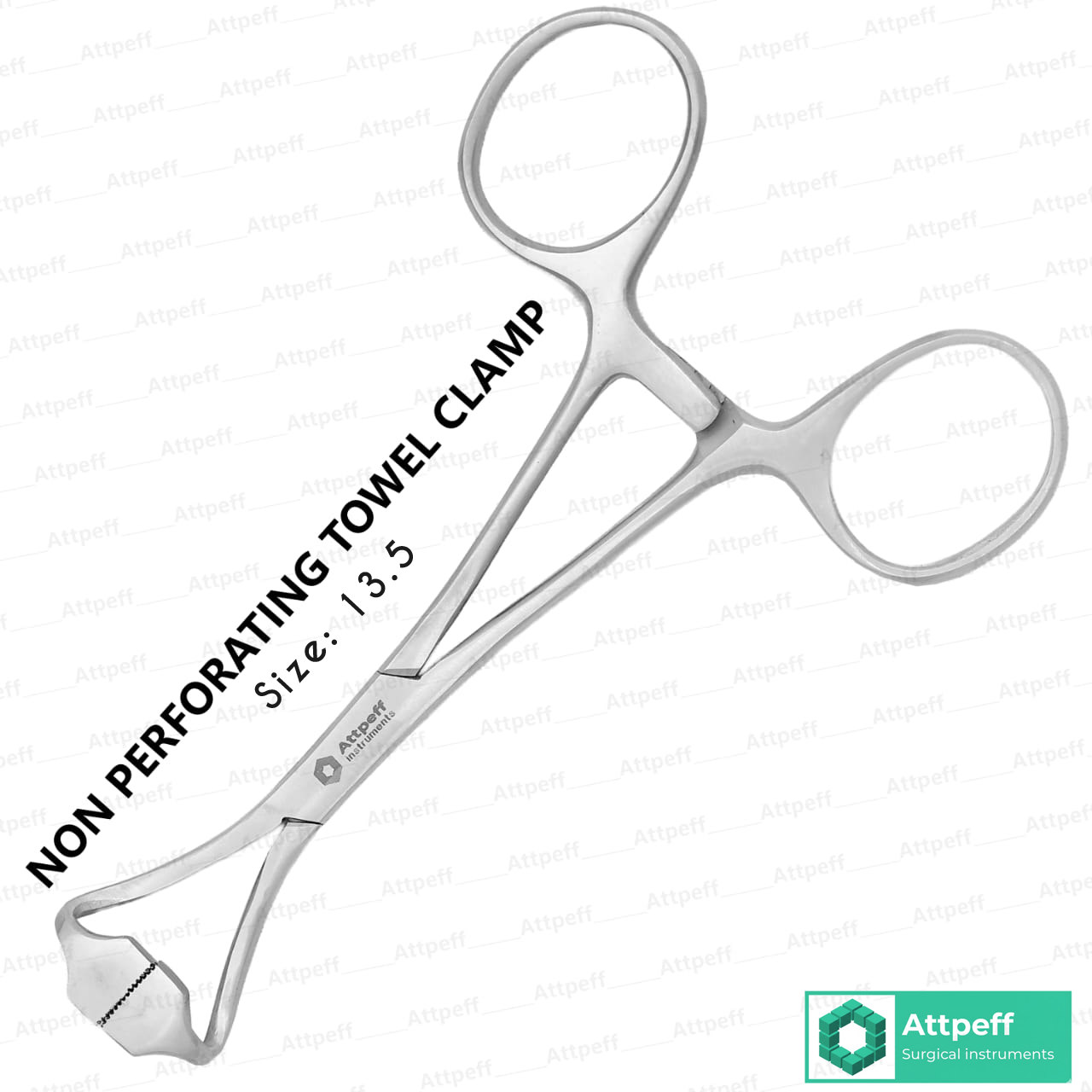 Non perforating towel clamp